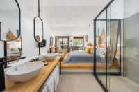 Ölüdeniz Blu Luxury Unique Hotel - Adults-Only客房内的一张或多张床位