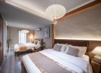 Beijing Le Zai Nan Luo Gu Xiang Wang Fu Jing Forbidden City Courtyard Hotel&Free laundry service&Free coffee &Paid Dumpling experience service客房内的一张或多张床位