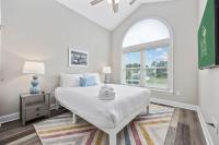 Pier View - Spacious Home Sleeps 8 - Pet Friendly客房内的一张或多张床位