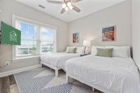 Pier View - Spacious Home Sleeps 8 - Pet Friendly客房内的一张或多张床位
