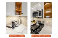 3BR2Bth MIT Harvard TD Garden BOS 2 Parking Spaces的厨房或小厨房