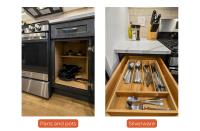 3BR2Bth MIT Harvard TD Garden BOS 2 Parking Spaces的厨房或小厨房