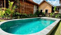 Jagadhita Villas Ubud Bali内部或周边的泳池