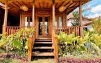 Jagadhita Villas Ubud Bali外面的花园