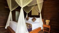 Jagadhita Villas Ubud Bali客房内的一张或多张床位