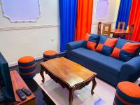 Charmante maison cozy et conviviale的休息区
