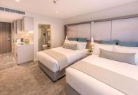 Sudima Christchurch City客房内的一张或多张床位