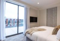 Sudima Christchurch City客房内的一张或多张床位