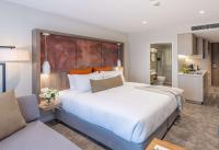 Sudima Christchurch City客房内的一张或多张床位