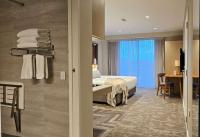 Sudima Christchurch City客房内的一张或多张床位