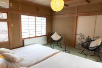 青い池まで車で20分Biei Breeze Reserve客房内的一张或多张床位