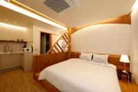 Hanok stay Mokhyang客房内的一张或多张床位