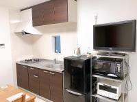 Ano House 女性専用Women's Guesthouse的厨房或小厨房