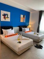 Lanta Corsica Hotel客房内的一张或多张床位