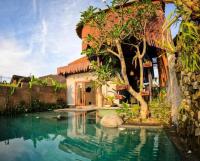 Uma Jala Villa Ubud外面的花园