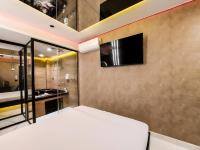 Adrenalina Motel Itaquera - Arena Corinthians客房内的一张或多张床位