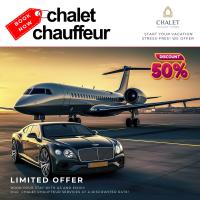 迪拜Luxury Studio, 29 Boulevard near Burj Khalifa Downtown - Chalet Homes的飞机旁的汽车海报