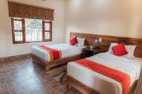 Jungle Safari Lodge- Serenity in the Wild客房内的一张或多张床位