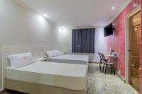 Hotel Age - Próximo Arena Corinthians e Aeroporto de Guarulhos客房内的一张或多张床位
