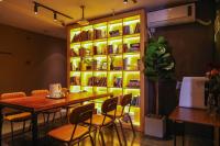 一间森林酒店上海外滩人民广场地铁站店的休息区
