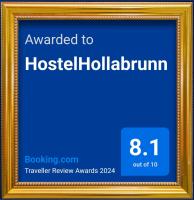 霍拉布伦HostelHollabrunn的一张照片,上面有写给医院的文字