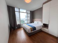 klcc near apartment客房内的一张或多张床位