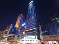 台北景观或在酒店看到的城市景观