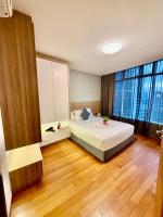 klcc near apartment客房内的一张或多张床位