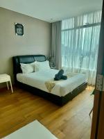 klcc near apartment客房内的一张或多张床位