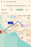 通萨拉The 10 club hostel的俱乐部旅舍地图