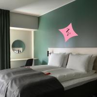 Citybox Bergen Danmarksplass客房内的一张或多张床位