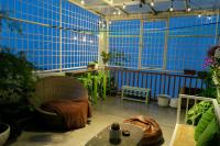Les Fleurs Bangkok Hostel的休息区