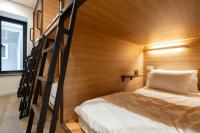 Boro Hanok Hostel in Myeongdong客房内的一张或多张床位