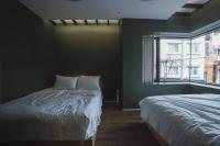 Boro Hanok Hostel in Myeongdong客房内的一张或多张床位