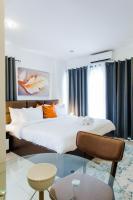 Accra Luxury Apartments at The Gallery客房内的一张或多张床位