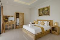 Luxury Nanda villa Ubud客房内的一张或多张床位