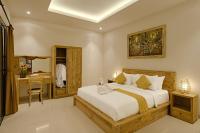 Luxury Nanda villa Ubud客房内的一张或多张床位