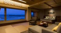 Hotel Kawakyu的休息区