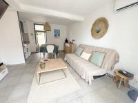 Maison vacances proche de la mer的休息区