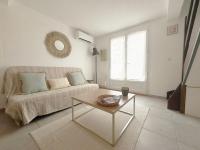 Maison vacances proche de la mer客房内的一张或多张床位