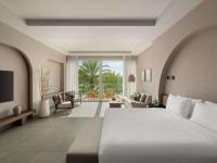 Rixos The Palm Hotel &amp; Suites - Ultra All Inclusive客房内的一张或多张床位