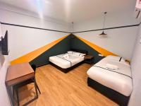 Seeds Hotel Damansara Pelangi客房内的一张或多张床位