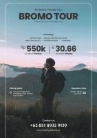 玛琅Zzz Hostel Malang的一张画着山图的人的海报