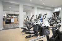 Serene 2 bed, 2 bath lodge, with amenities, 101AC lodge的健身中心和&#47;或健身设施