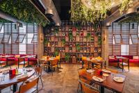 迪拜温德姆特瑞普酒店餐厅或其他用餐的地方