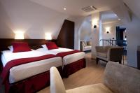 Hotel Restaurant De l'Illwald客房内的一张或多张床位