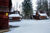 冬天的Camping Pod Krokwią