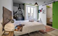 Safestay Madrid Central客房内的一张或多张床位