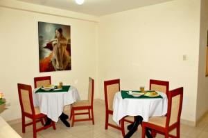 Hotel Meflo Chachapoyas餐厅或其他用餐的地方