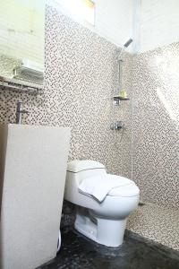 婆罗浮屠婆罗浮屠瓦伊德酒店的一间带卫生间和淋浴的浴室